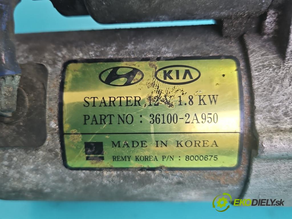 Kia Optima IV 2015-2020 1.7 crdi 141 hp automatic 104 kW 1685 cm3 5- startér: 36100-2A950 (Startér)