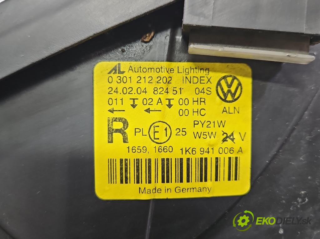 Vw Golf V 2003-2009 1.4 16V 75 hp manual 55 kW 1390 cm3 5- světlo pravý 0301212202 (Pravé přední světlo)