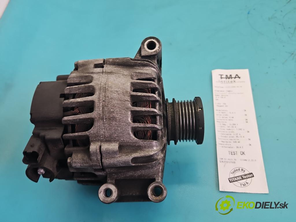 Peugeot 207 1.6 16V 120 hp manual 88 kW 1600 cm3 5- Alternator 7576513 (Alternátor)
