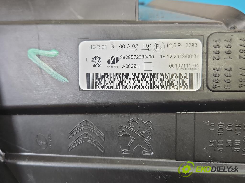 Peugeot Expert III 2016- 1.6 hdi 116 hp manual 85 kW 1560 cm3 5- světlo levý 9808572680-00 (Klika dveří ostatní)