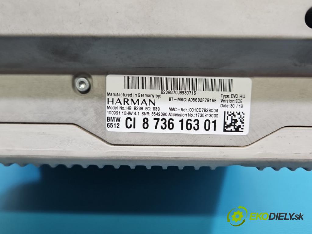 Bmw X3 G01 2017-2024 2.0d 190 hp automatic 140 kW 1995 cm3 5- Navigace: čtečka 8736163