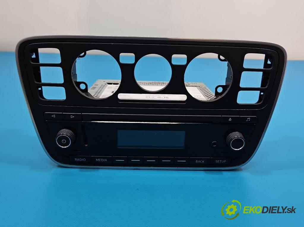 Skoda Citigo 2011-2019 1.0 MPI 60 HP manual 44 kW 999 cm3 3- Radio originál 1ST035867B