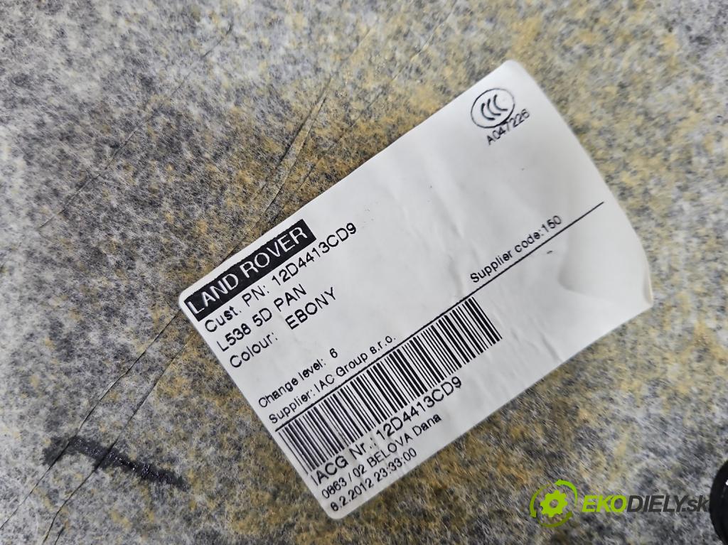 Land rover Range Rover Evoque I 2011-2018 10el čierna: komplet na foto