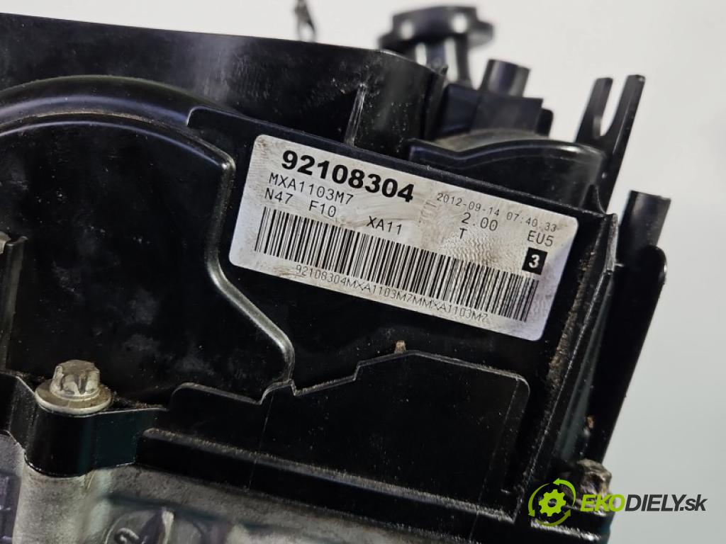 Bmw 5 F10 2010-2017 2.0d 218 hp automatic 160 kW 1995 cm3 5- motor diesla N47D20D