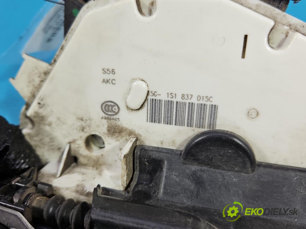 Skoda Citigo 2011-2019 1.0 MPI 60 HP manual 44 kW 999 cm3 3- zámok predné ľavý 15G-1S1837015C