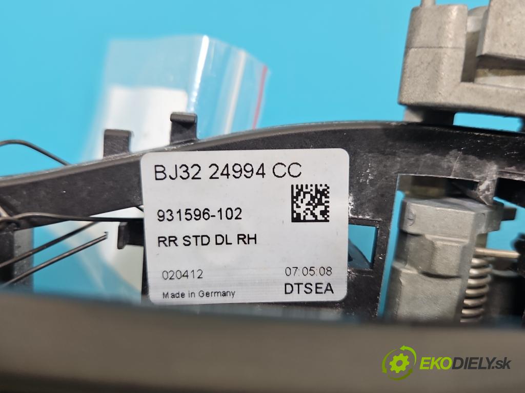 Land rover Range Rover Evoque I 2011-2018 2.0 241KM automatic 177 kW 1999 cm3 5- klika zadní pravé BJ32-224N02 (Klika dveří ostatní)