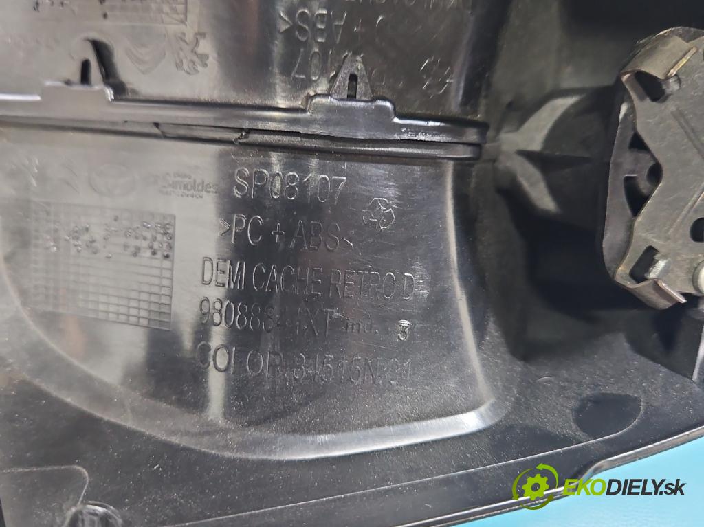 Peugeot Expert III 2016- 1.6 hdi 116 HP manual 85 kW 1560 cm3 5- zrkadlo uvnitř: 98127447XT (Spätné zrkadlo vnútorné)