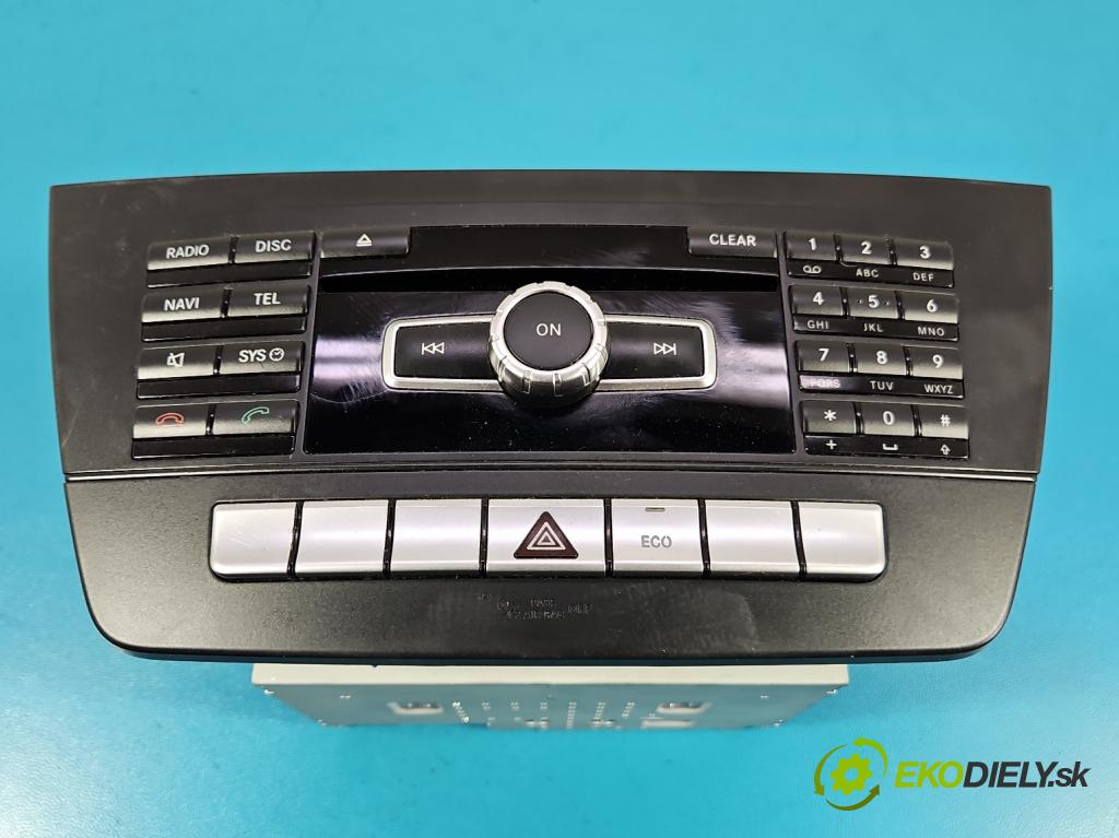 Mercedes C W204 2007-2014 2.2 CDI 136hp automatic 100 kW 2148 cm3 4- Radio továrna: A2049001813