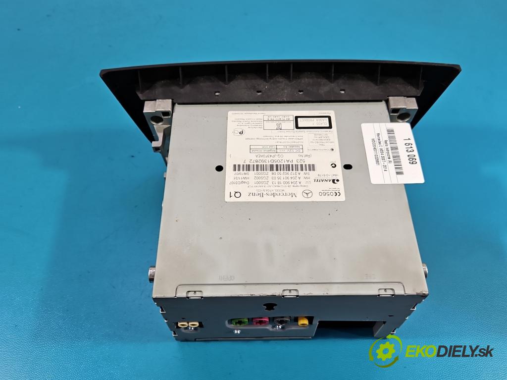 Mercedes C W204 2007-2014 2.2 CDI 136hp automatic 100 kW 2148 cm3 4- Radio továrna: A2049001813