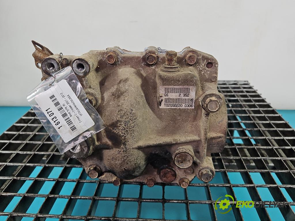 Citroen C-Crosser 2007-2012 2.2 hdi 156 HP automatic 115 kW 2179 cm3 5- Most: zadní: T02GS0220