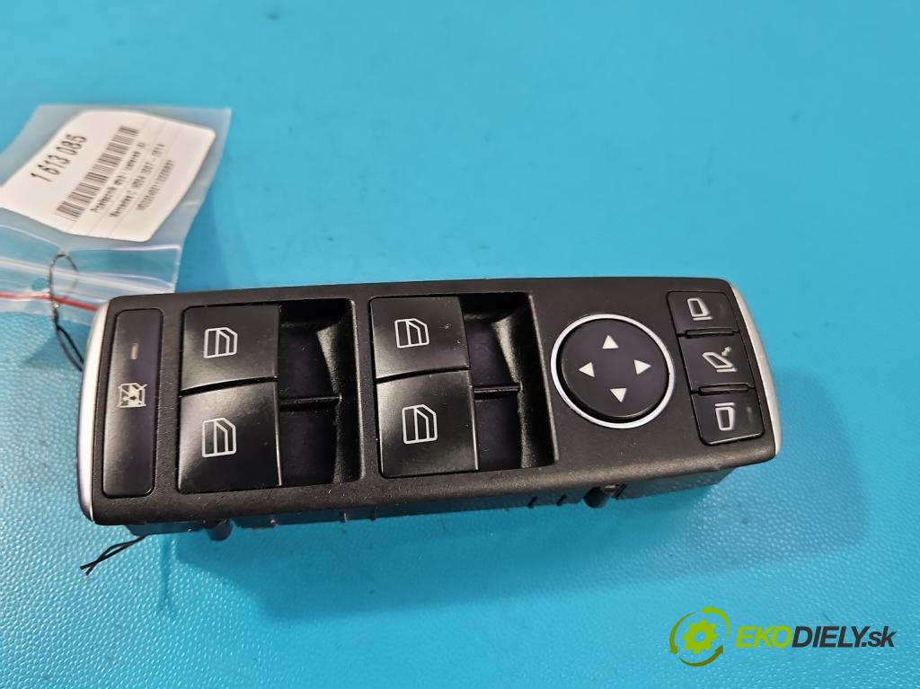 Mercedes C W204 2007-2014 2.2 CDI 136hp automatic 100 kW 2148 cm3 4- Přepínač oken zpětných zrcátek A2049055402