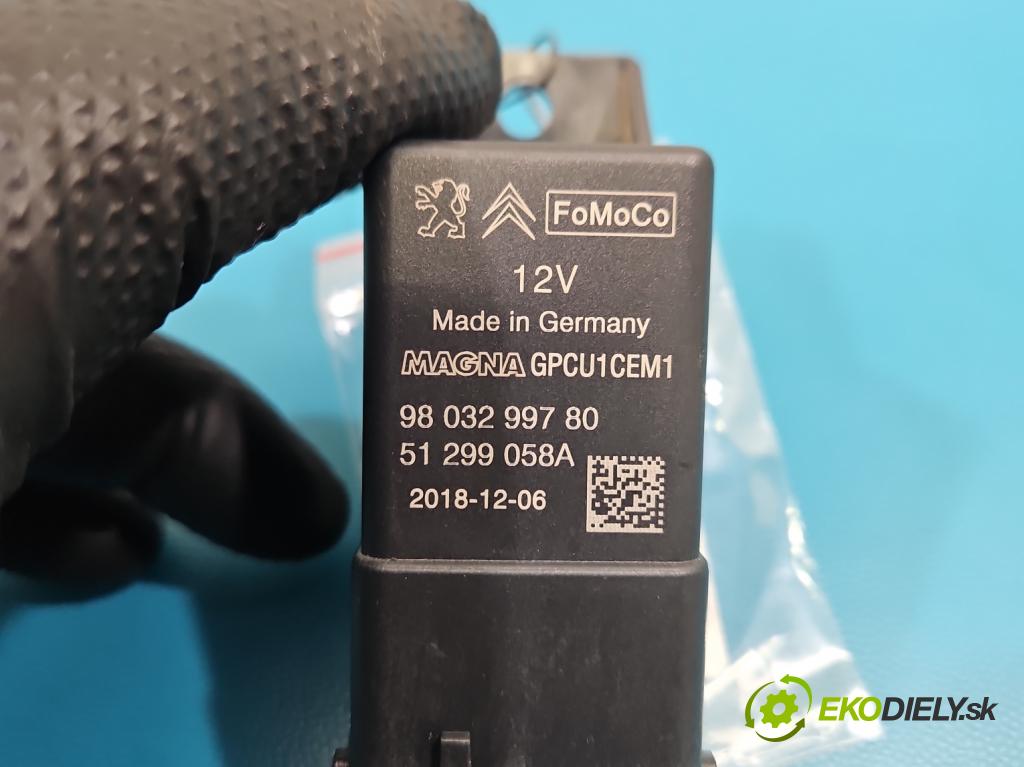Peugeot Expert III 2016- 1.6 hdi 116 HP manual 85 kW 1560 cm3 5- Relé: svíčky: zařicích: 9803299780 (Relé)
