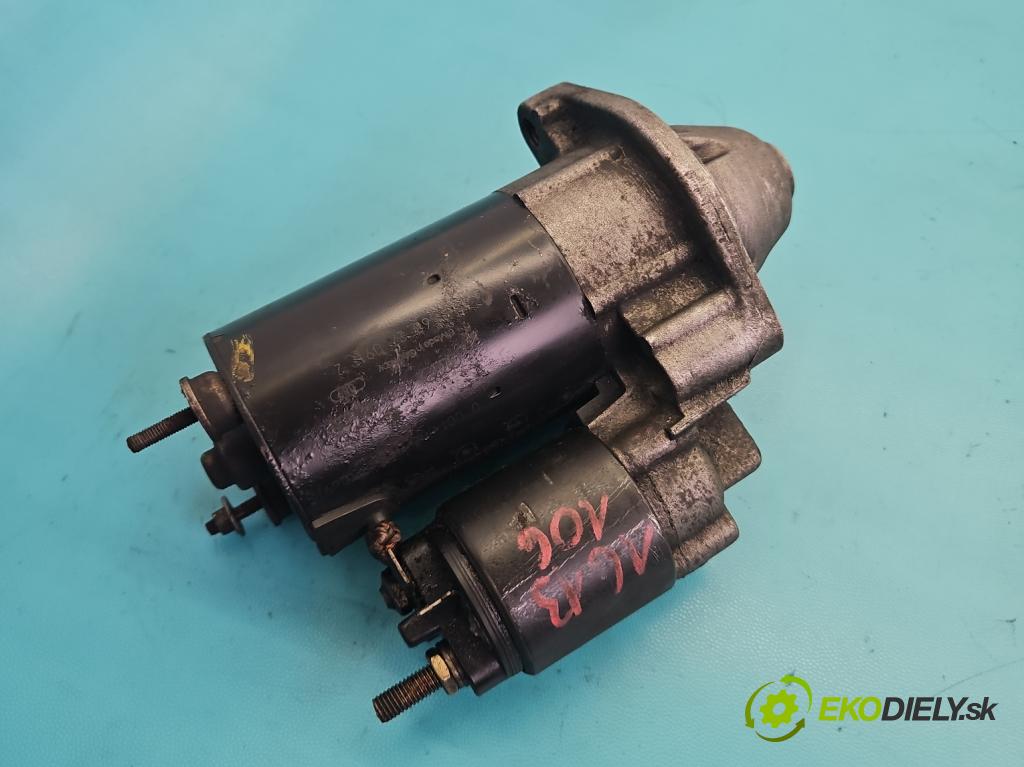Audi A4 B5 1994-2001 1.6 8V 101 hp manual 74 kW 1595 cm3 4- startér:  (Startér)