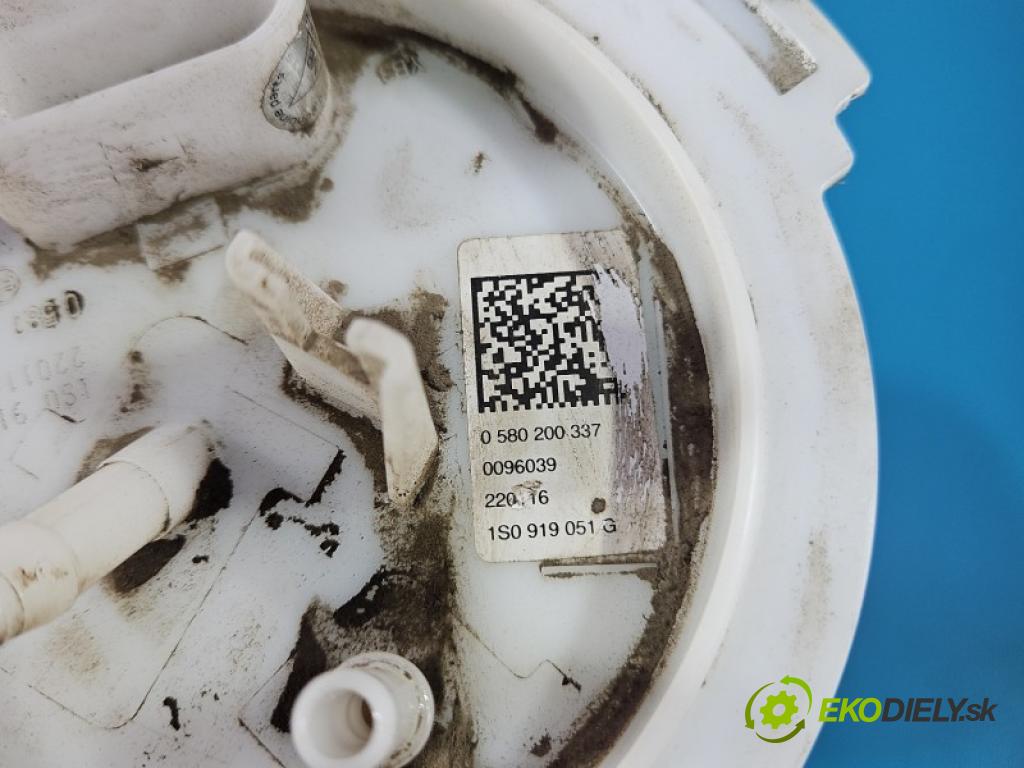 Skoda Citigo 2011-2019 1.0 MPI 60 hp manual 44 kW 999 cm3 3- čerpadlo paliva 1S0919051G
