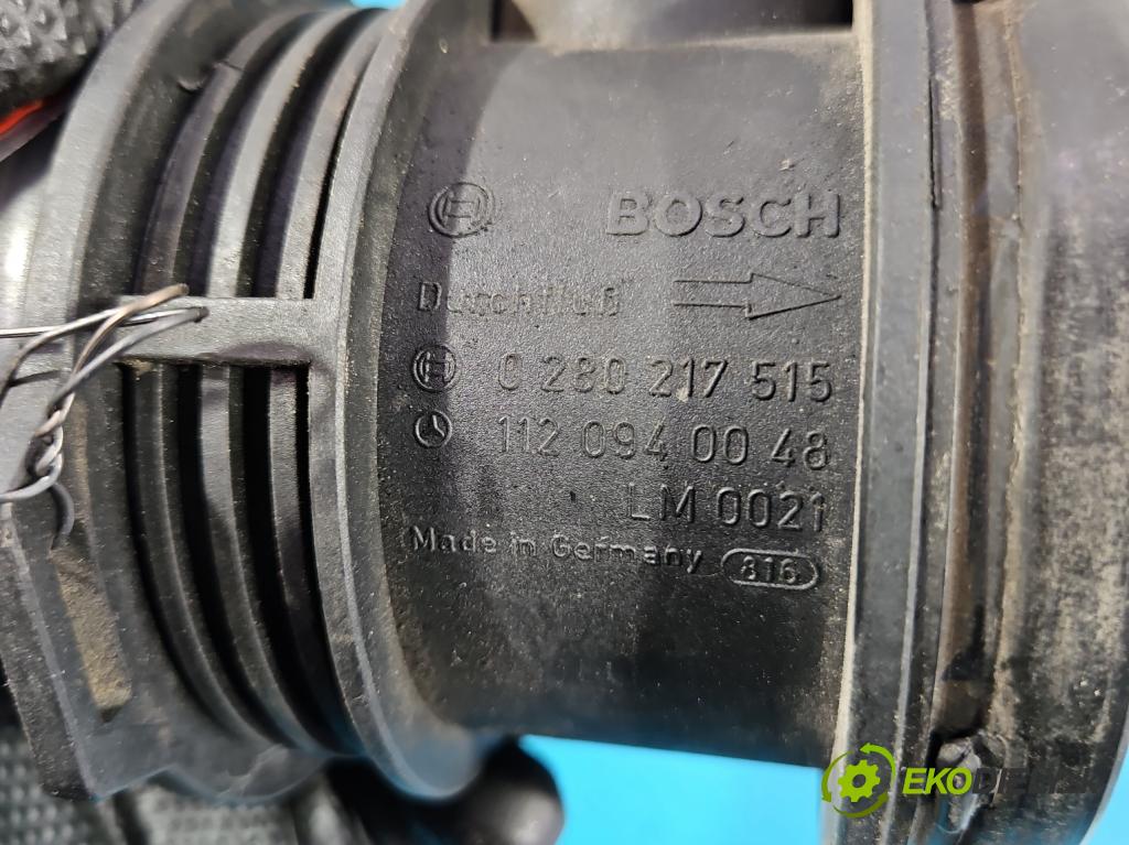 Mercedes S W220 1998-2005 3.2 V6 224 hp automatic 165 kW 3199 cm3 4- váha vzduchu 0280217515 (Snímač hmotnosti vzduchu)
