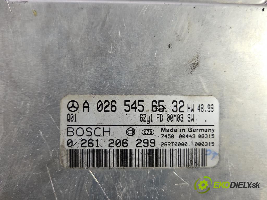 Mercedes S W220 1998-2005 3.2 V6 224hp automatic 165 kW 3199 cm3 4- riadiaca jednotka motora A0265456532