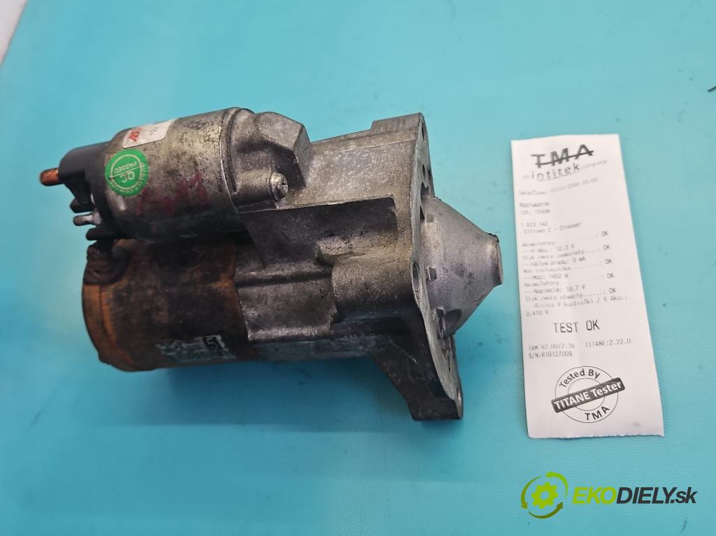 Citroen C-Crosser 2007-2012 2.2 hdi 156 hp automatic 115 kW 2179 cm3 5- startér: 9656262780 (Startér)