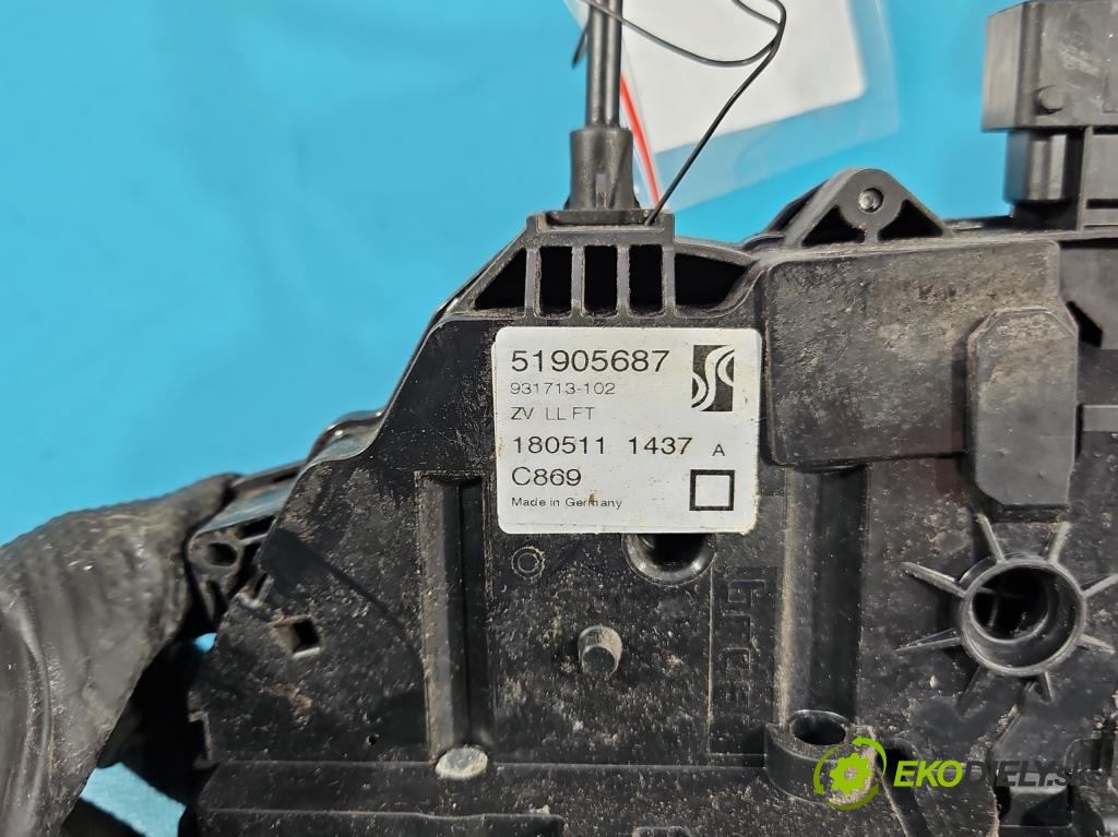 Fiat Punto Grande 1.2 8V 69KM manual 51 kW 1242 cm3 3- zámek přední levý 51905687