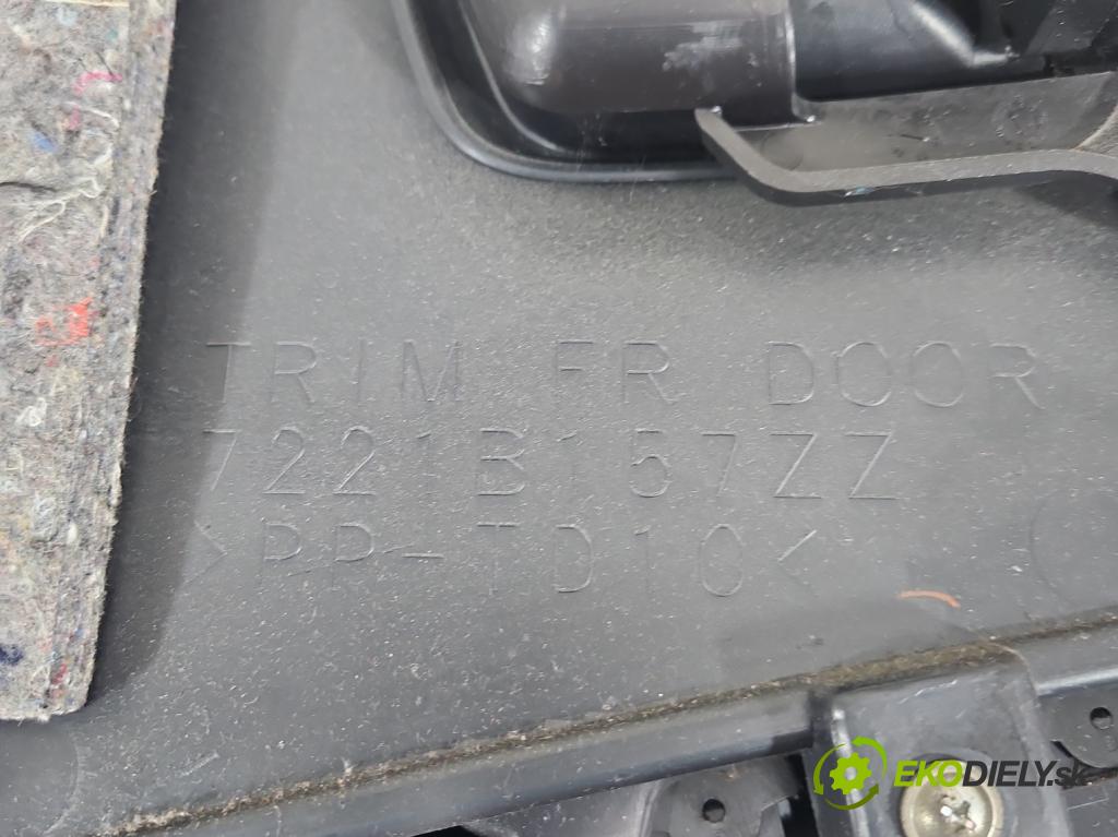 Citroen C-Crosser 2007-2012 2.2 hdi 156 HP automatic 115 kW 2179 cm3 5- Čalounictví: dvere predné ľavé 7221B157ZZ