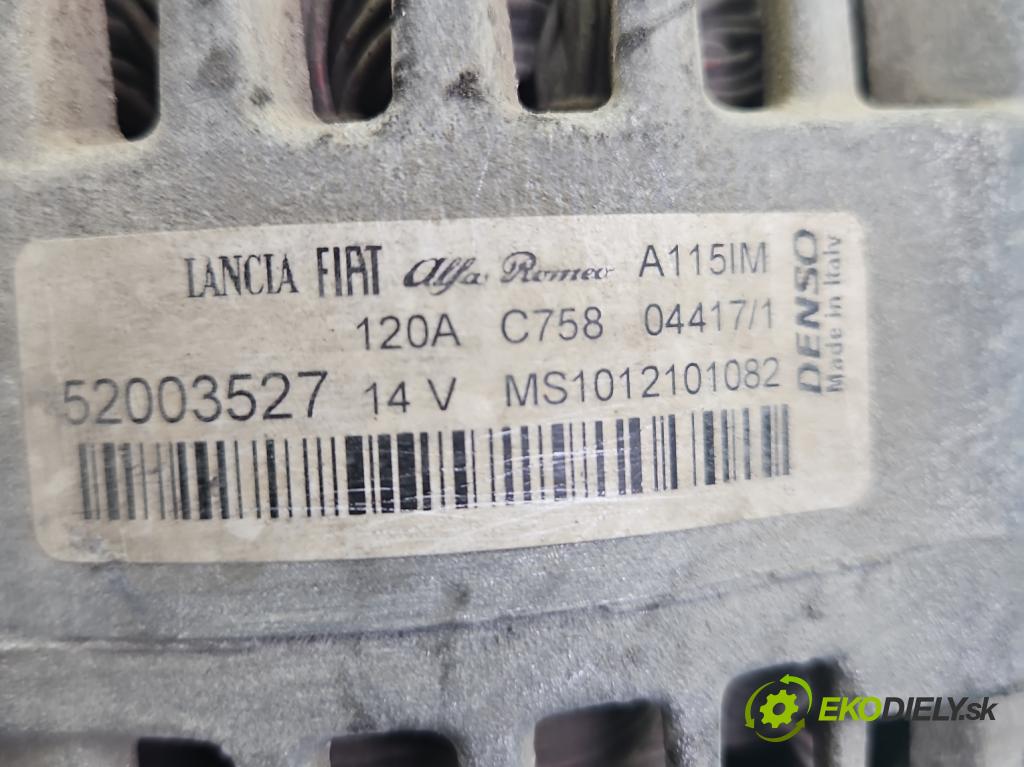 Fiat Tipo II 2015- 1.4 T 120 hp manual 88 kW 1368 cm3 5- Alternator 52003527 (Alternátor)