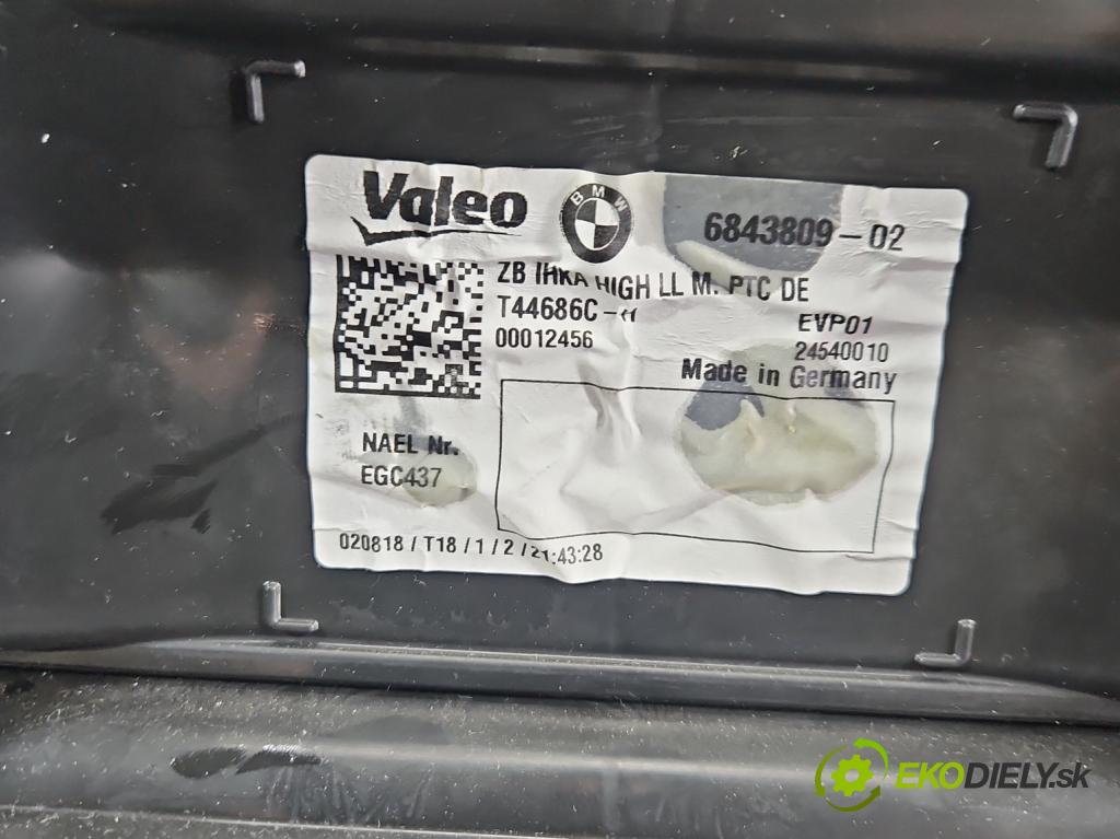 Bmw X3 G01 2017-2024 2.0d 190 hp automatic 140 kW 1995 cm3 5- radiátor 1609121M01 (Radiátor topení)