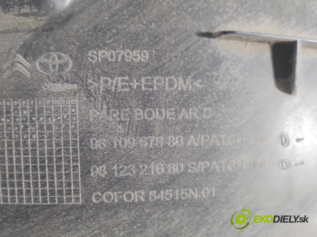 Peugeot Expert III 2016- 1.6 hdi 116 HP manual 85 kW 1560 cm3 5- Blatník: zadné pravé 9610967880