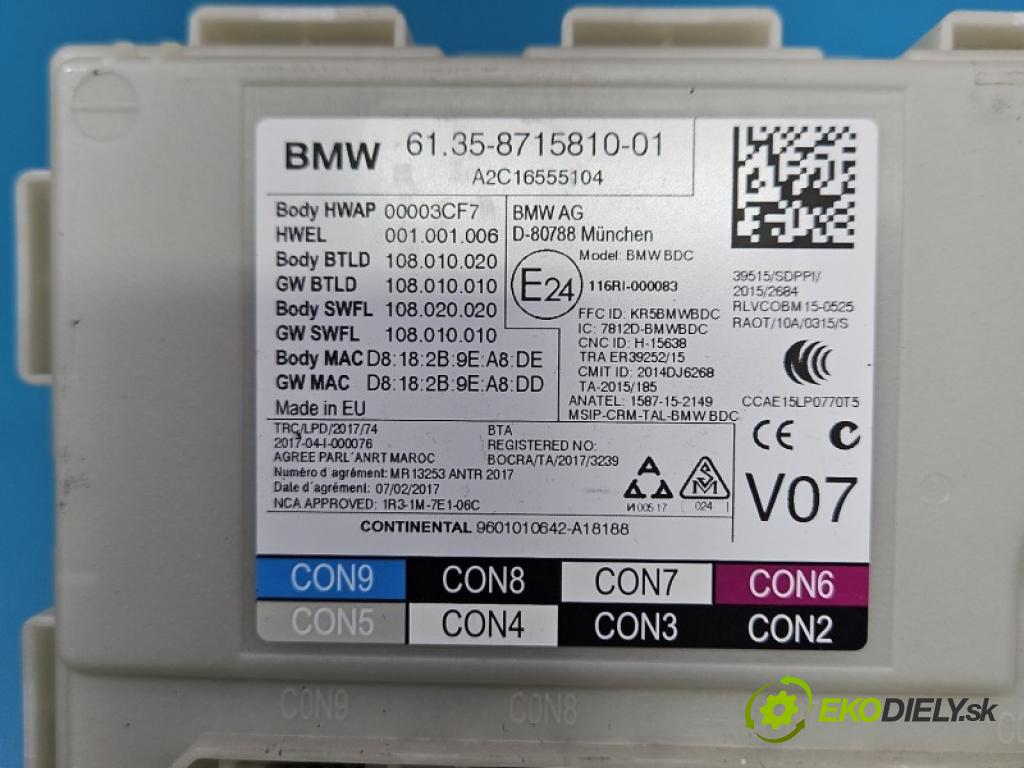 Bmw X3 G01 2017-2024 2.0d 190 HP automatic 140 kW 1995 cm3 5- riadiaca jednotka motora 8475483