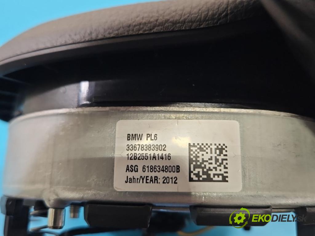 Bmw 5 F10 2010-2017 2.0d 218 HP automatic 160 kW 1995 cm3 5- airbag vzduch: Řidiči: 33678383902 (Airbag)
