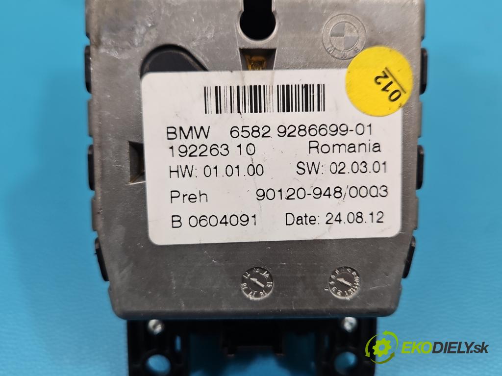 Bmw 5 F10 2010-2017 2.0d 218 HP automatic 160 kW 1995 cm3 5- prepínač rádio: navigácie 9286699