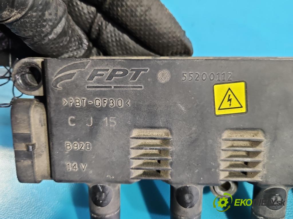 Fiat Punto Grande 1.2 8V 69KM manual 51 kW 1242 cm3 3- cívka zapalovací 55200112 (Zážehová cívka)