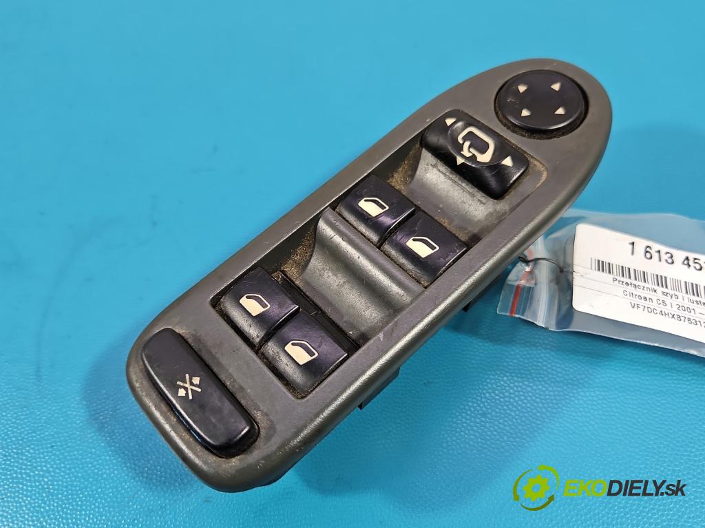 Citroen C5 I 2001-2008 2.2 hdi 128 hp manual 94 kW 2179 cm3 5- Přepínač oken zpětných zrcátek 96332289ZJ