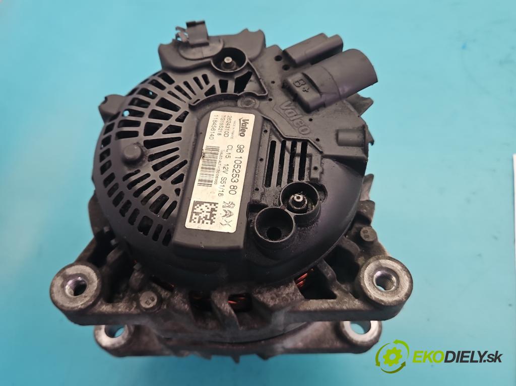 Peugeot Expert III 2016- 1.6 hdi 116 hp manual 85 kW 1560 cm3 5- Alternator 9810525380 (Alternátor)