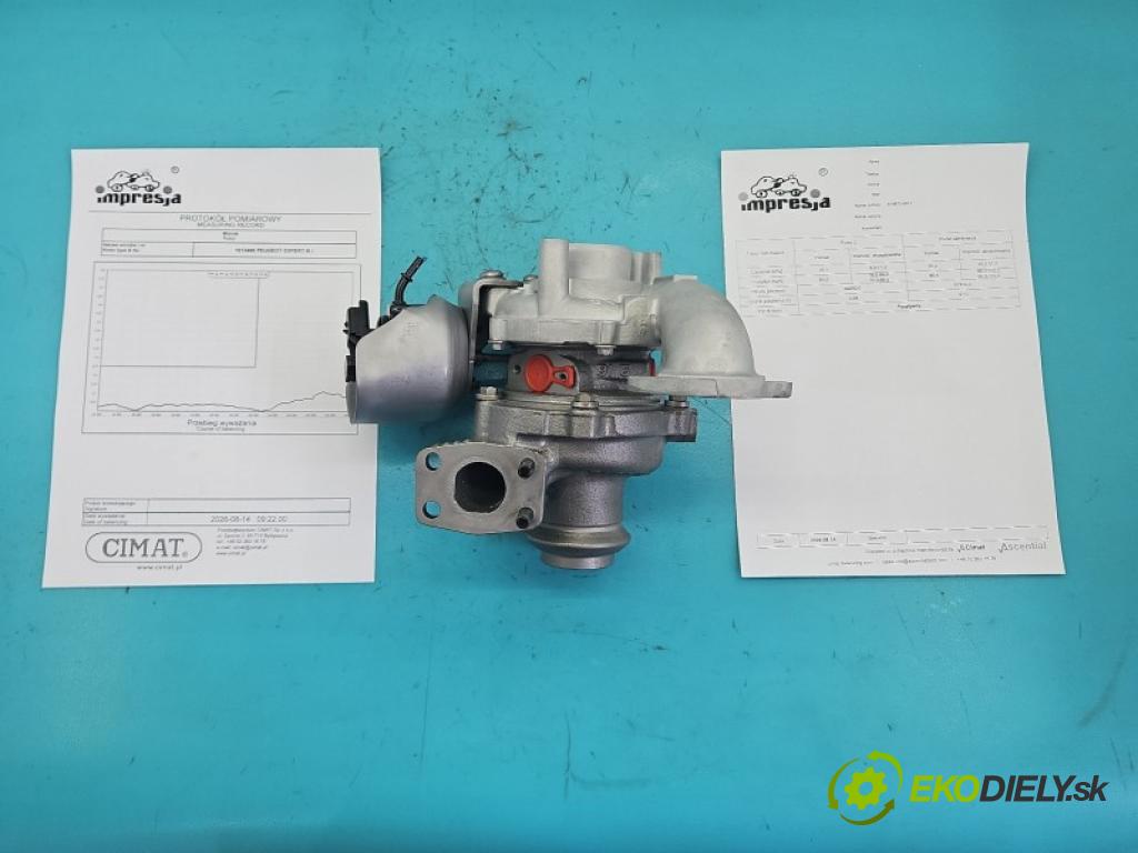 Peugeot Expert III 2016- 1.6 hdi 116 hp manual 85 kW 1560 cm3 5- Turbodmychadlo repasováno 819872-1