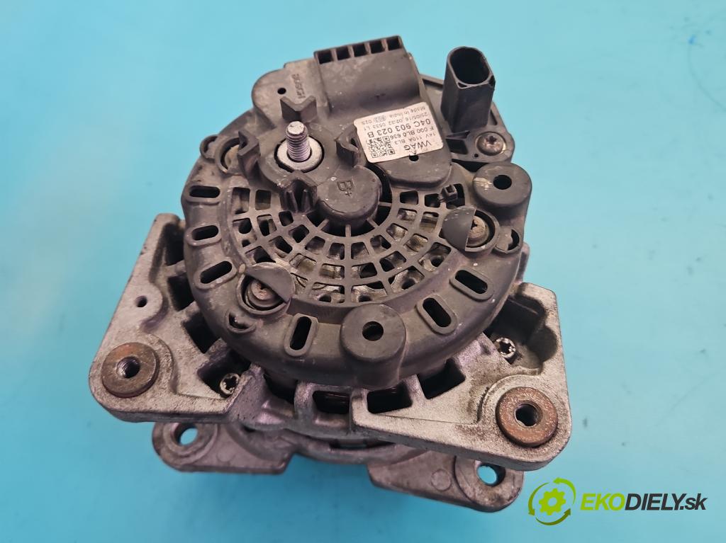 Skoda Citigo 2011-2019 1.0 MPI 60 hp manual 44 kW 999 cm3 3- Alternator 04C903023B (Alternátor)