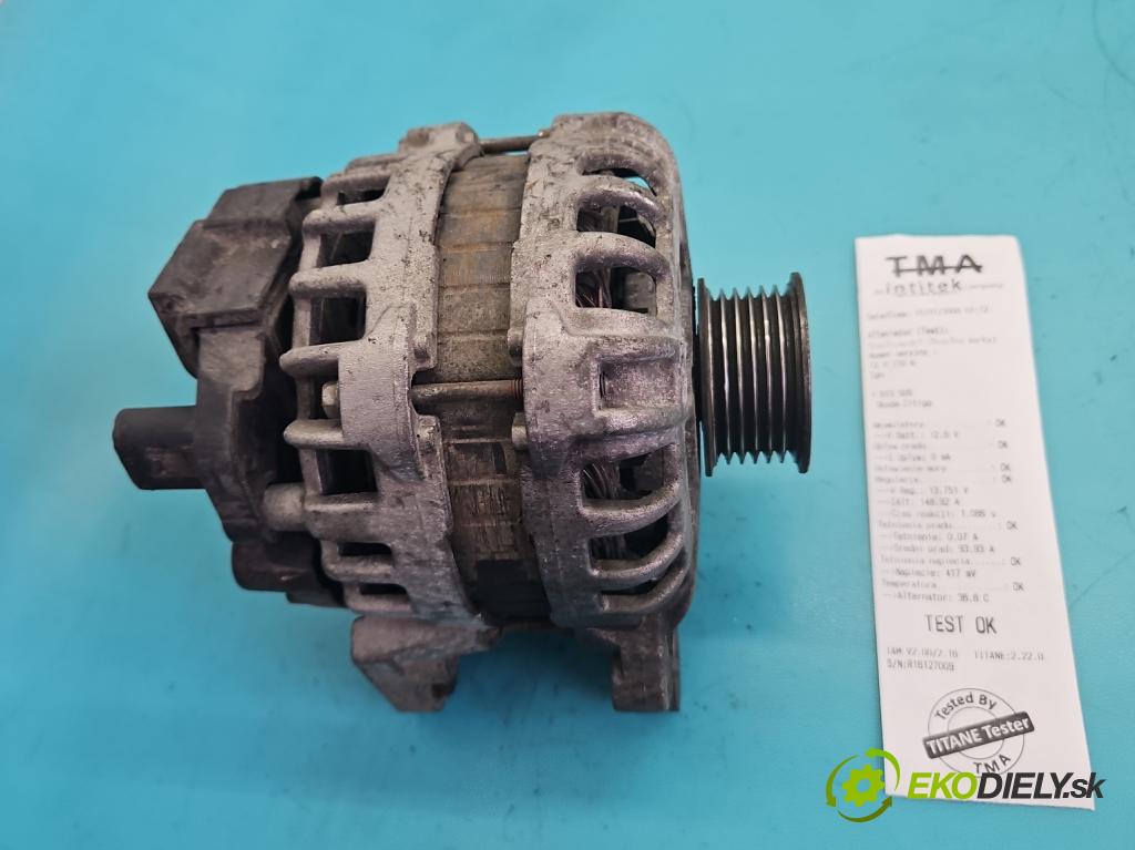 Skoda Citigo 2011-2019 1.0 MPI 60 hp manual 44 kW 999 cm3 3- Alternator 04C903023B (Alternátor)