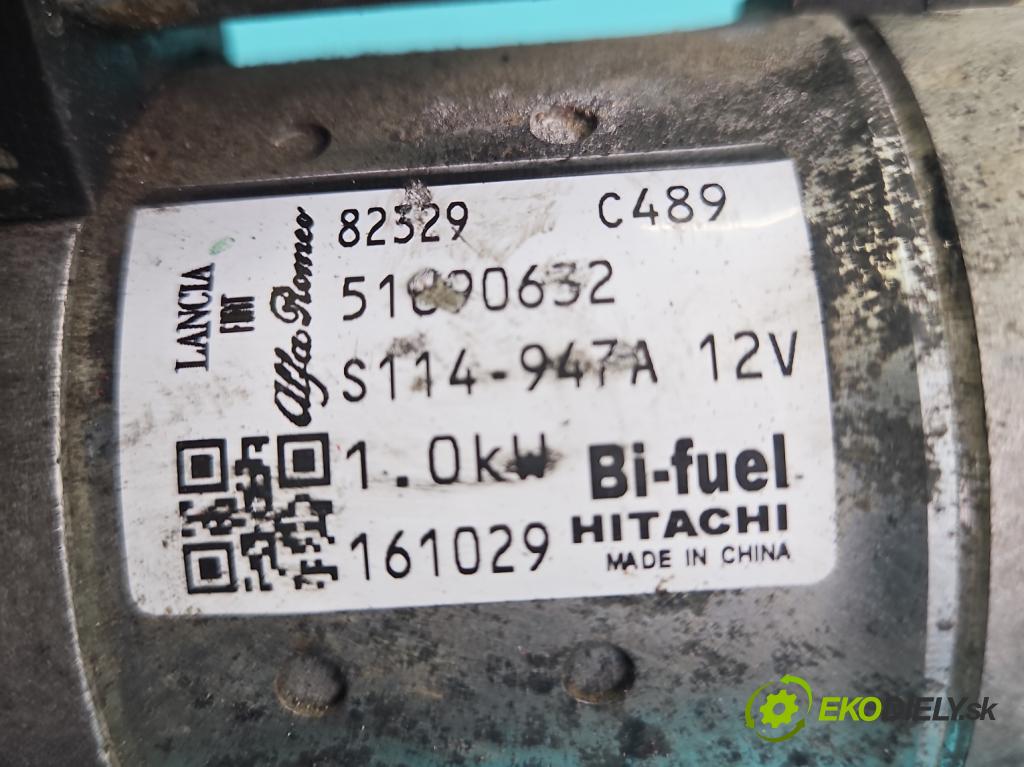 Fiat Tipo II 2015- 1.4 T 120 HP manual 88 kW 1368 cm3 5- štartér 51890632 (Štartér)