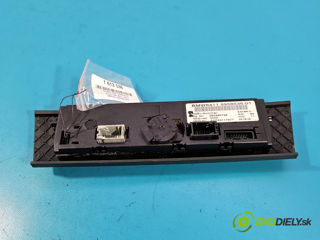 Bmw 3 E90 2005-2013 2.0b 150 hp manual 110 kW 1999 cm3 4- palubní deska panel topení 6958536