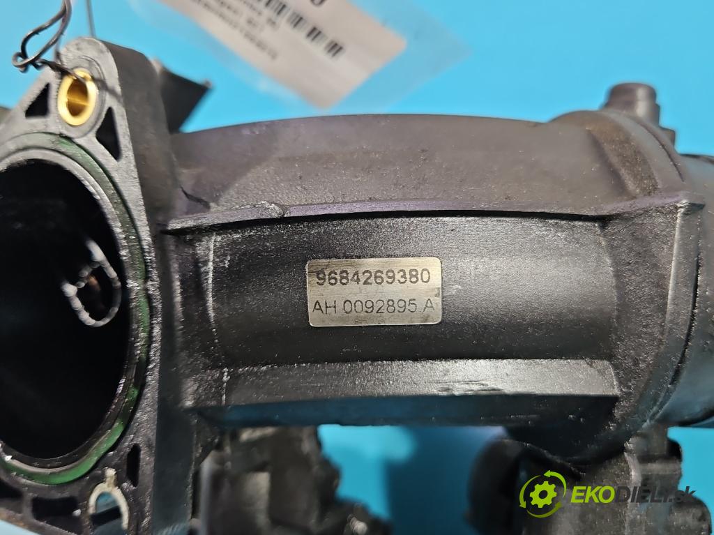 Peugeot 407 2.0 hdi 136 HP manual 100 kW 1997 cm3 5- klapka 9684269380 (Škrtiaca klapka)