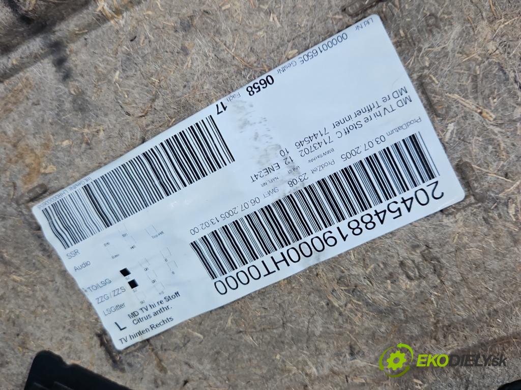 Bmw 3 E90 2005-2013 2.0b 150 hp manual 110 kW 1999 cm3 4- sedačke: komplet