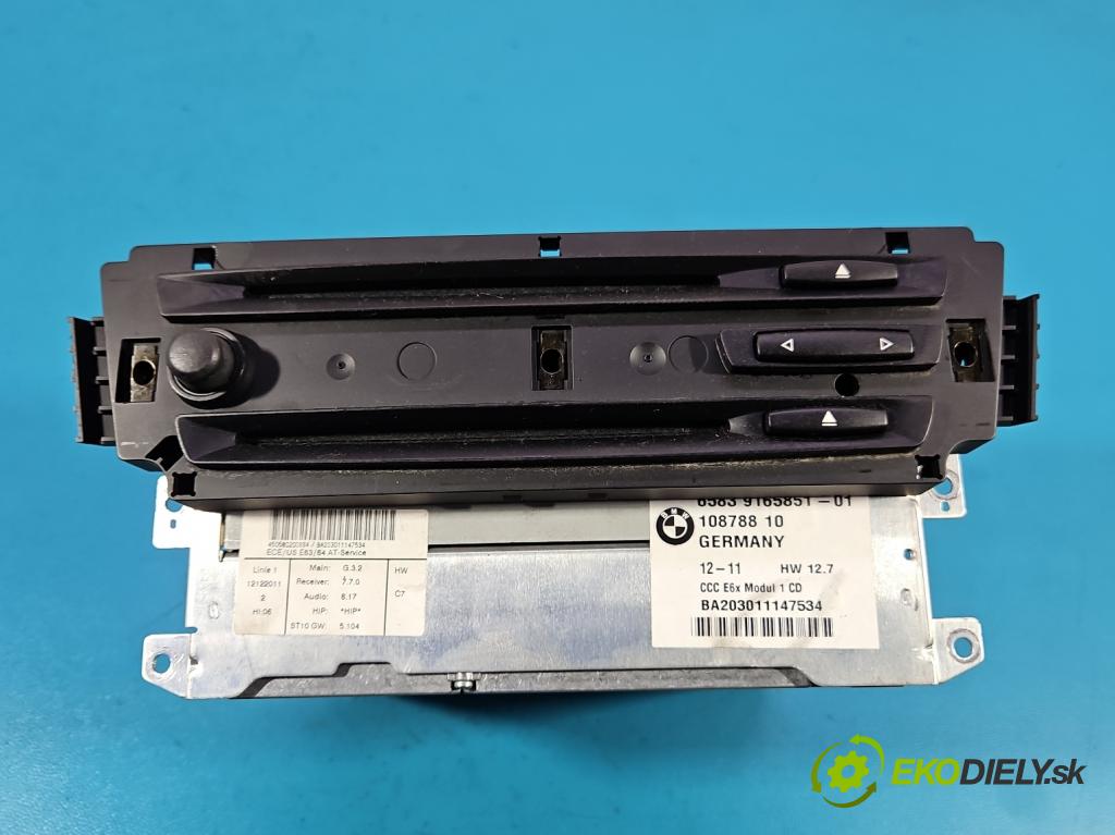 Bmw 3 E90 2005-2013 2.0b 150 HP manual 110 kW 1999 cm3 4- Radio originál 9165851