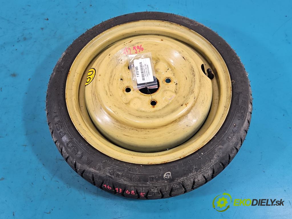 Toyota Yaris I 1999-2005 1.3 vvti 86 HP manual 63 kW 1299 cm3 5- koleso rezervne 14