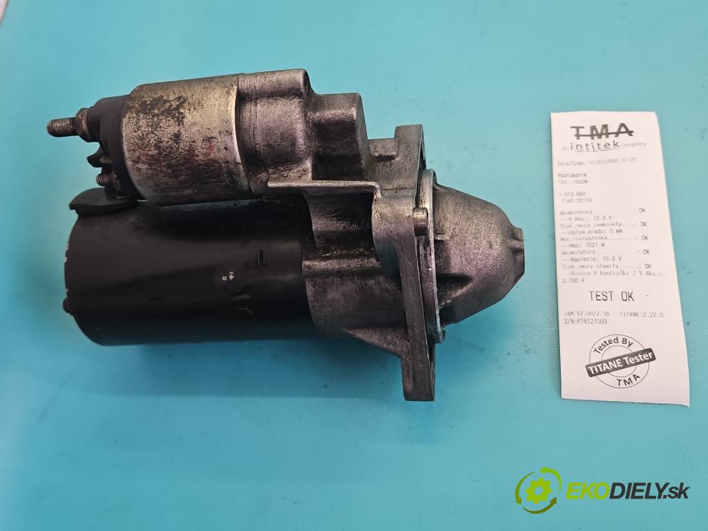 Fiat Stilo 1.9 jtd 116 hp manual 85 kW 1910 cm3 3- startér: 0001108202 (Startér)