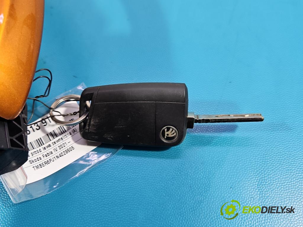Skoda Fabia IV 2021- 1.0 tsi 110 HP manual 81 kW 999 cm3 5- rukoväť predné ľavé mimo: 5N0837885H (Kľučka dverí vonkajšia predná ľavá)