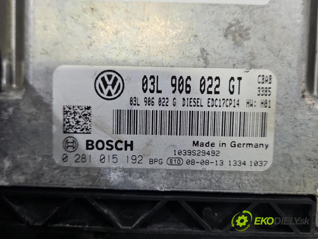 Vw Tiguan I 2007-2016 2.0 tdi 140 HP manual 103 kW 1968 cm3 5- riadiaca jednotka motora 03L906022GT