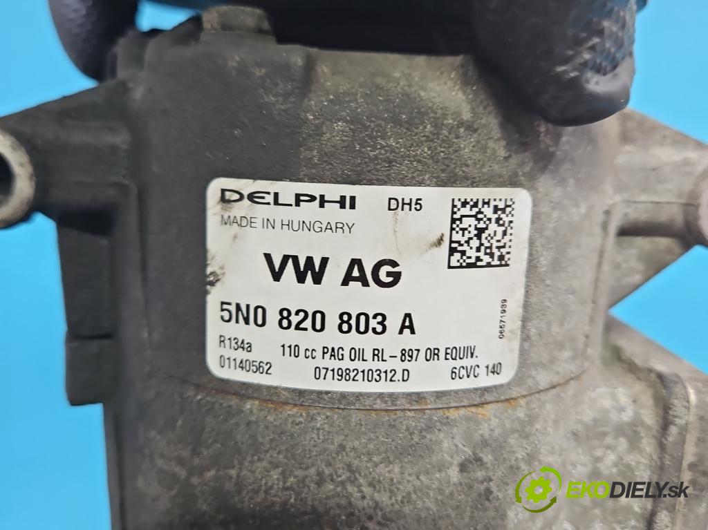 Vw Tiguan I 2007-2016 2.0 tdi 140 hp manual 103 kW 1968 cm3 5- Kompresor: klíma 5N0820803A (Kompresor klimatizace)