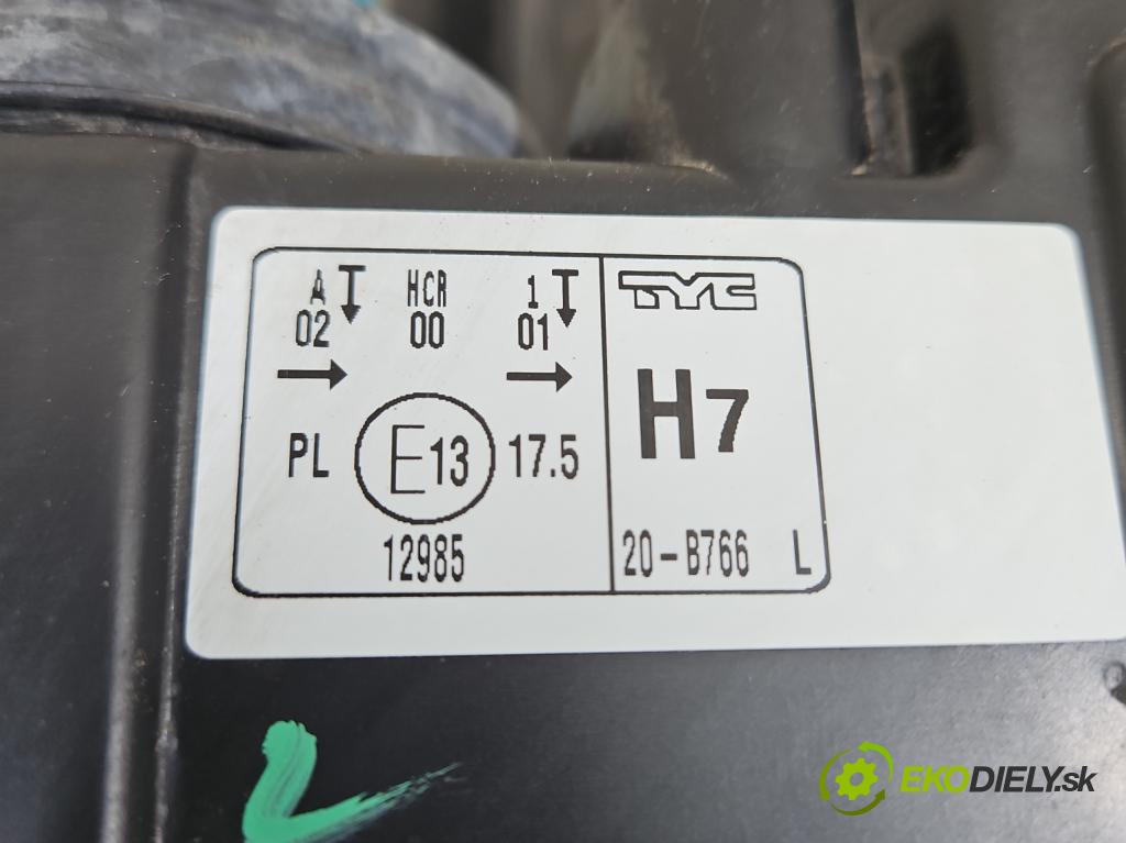 Vw Tiguan I 2007-2016 2.0 tdi 140 HP manual 103 kW 1968 cm3 5- Reflektor: ľavý 20-B766L (Kľučka dverí ostatné)