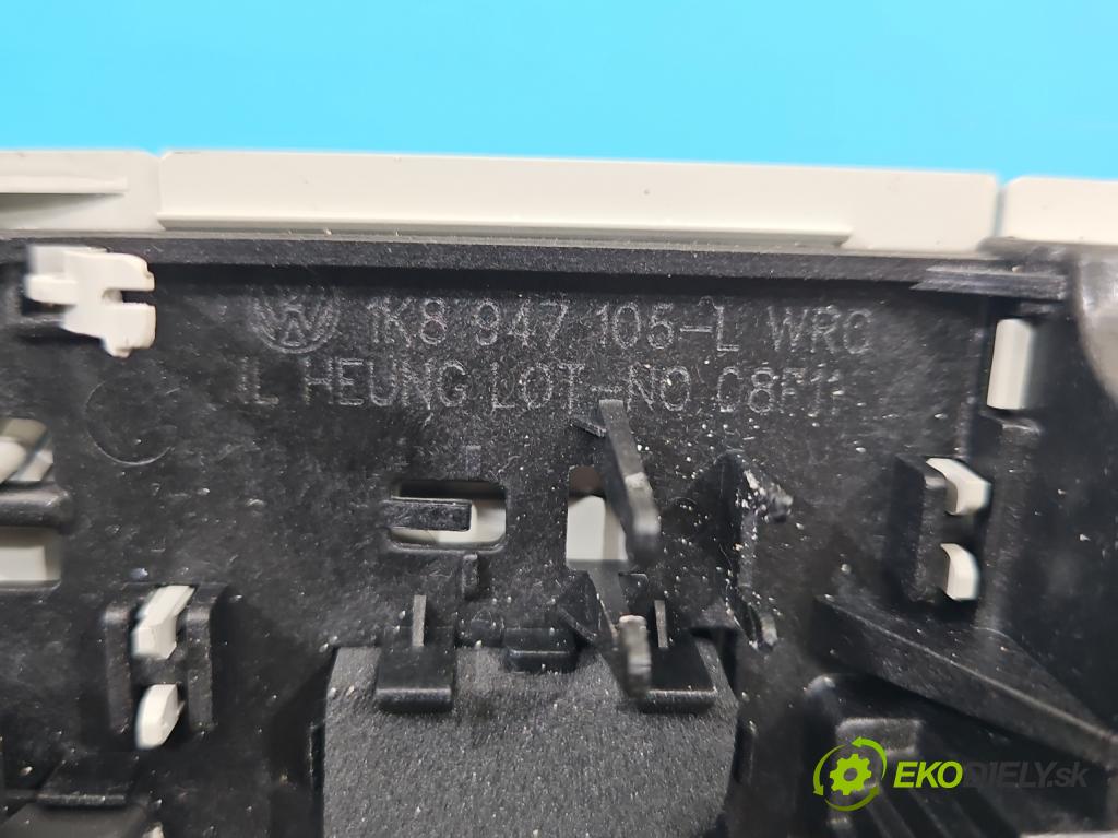 Vw Tiguan I 2007-2016 2.0 tdi 140 HP manual 103 kW 1968 cm3 5- svetlo / reflektor interiéra 1K8947105-L