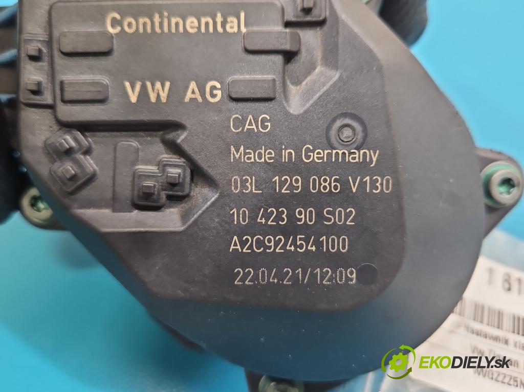 Vw Tiguan I 2007-2016 2.0 tdi 140 HP manual 103 kW 1968 cm3 5- Ovladač: klapky: kolektor 03L129086 (Motorček ostatné)