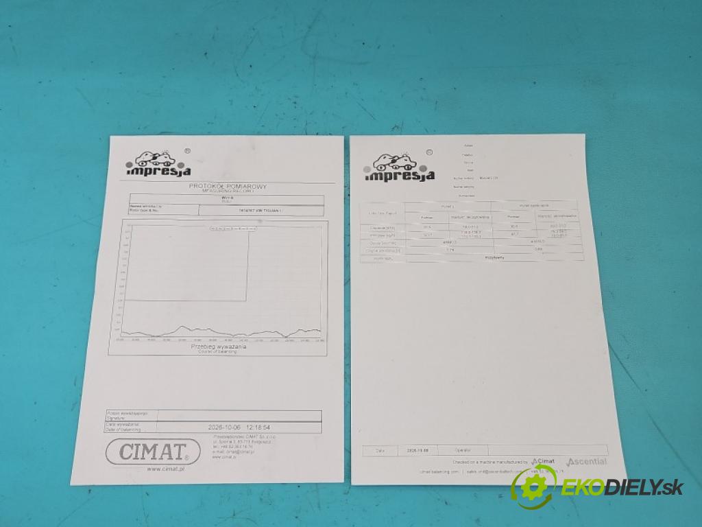 Vw Tiguan I 2007-2016 2.0 tdi 140 hp manual 103 kW 1968 cm3 5- Turbodmychadlo repasováno BV43B-0139