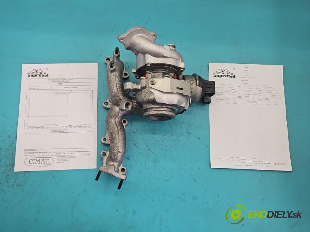 Vw Tiguan I 2007-2016 2.0 tdi 140 hp manual 103 kW 1968 cm3 5- Turbodmychadlo repasováno BV43B-0139